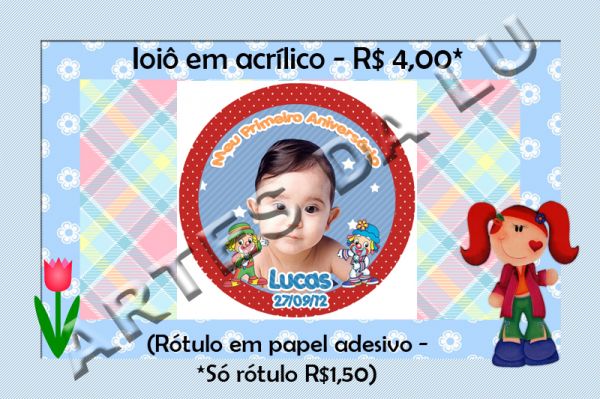 Ioiô em Acrílico Personalizado