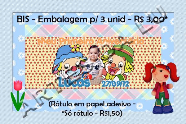 Bis - Embalagem para 3 unidades