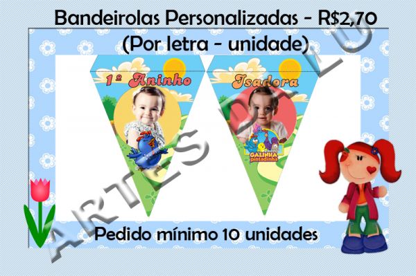 Bandeirolas Personalizadas para Varal