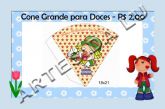 Cone Grande para Doces