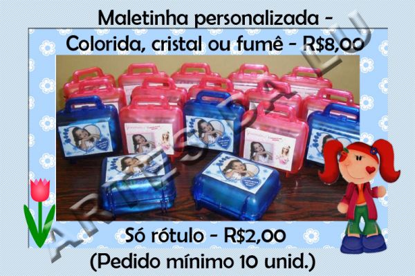 Maletinha de Acrílico Personalizada