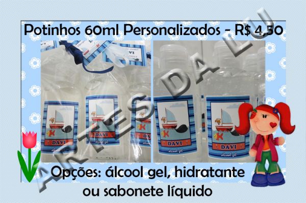 Potinhos 60 ml - personalizados